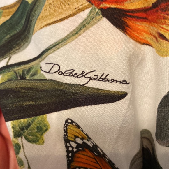 Dolce & Gabbana bamboo print bustier style dress - Picture 7 of 7